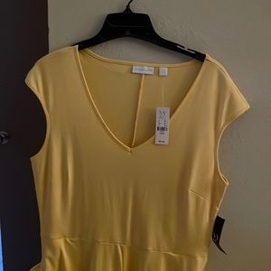 Yellow summer dress